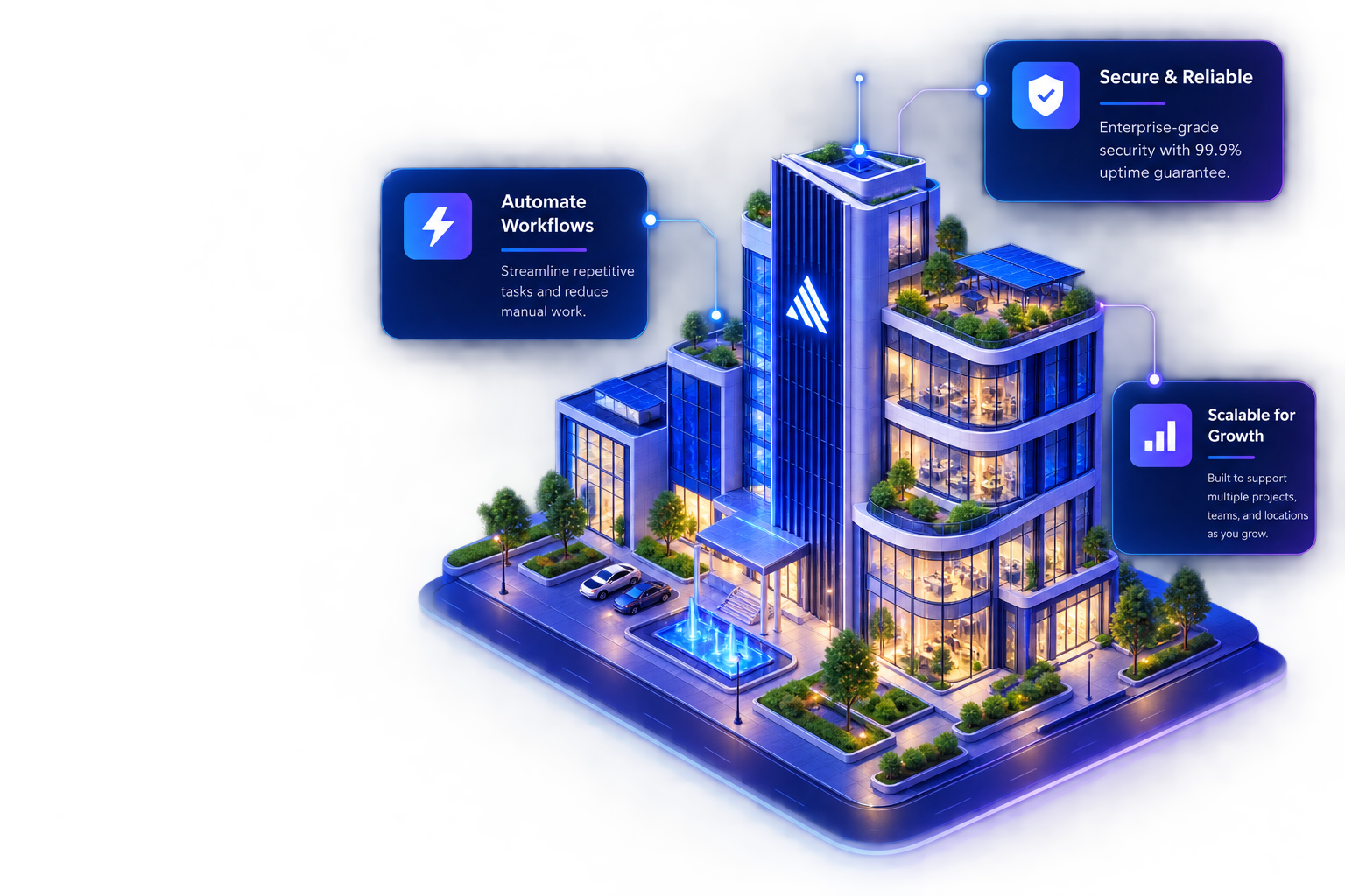 PROPTIQA Real Estate Metrics & Scalability Mockup